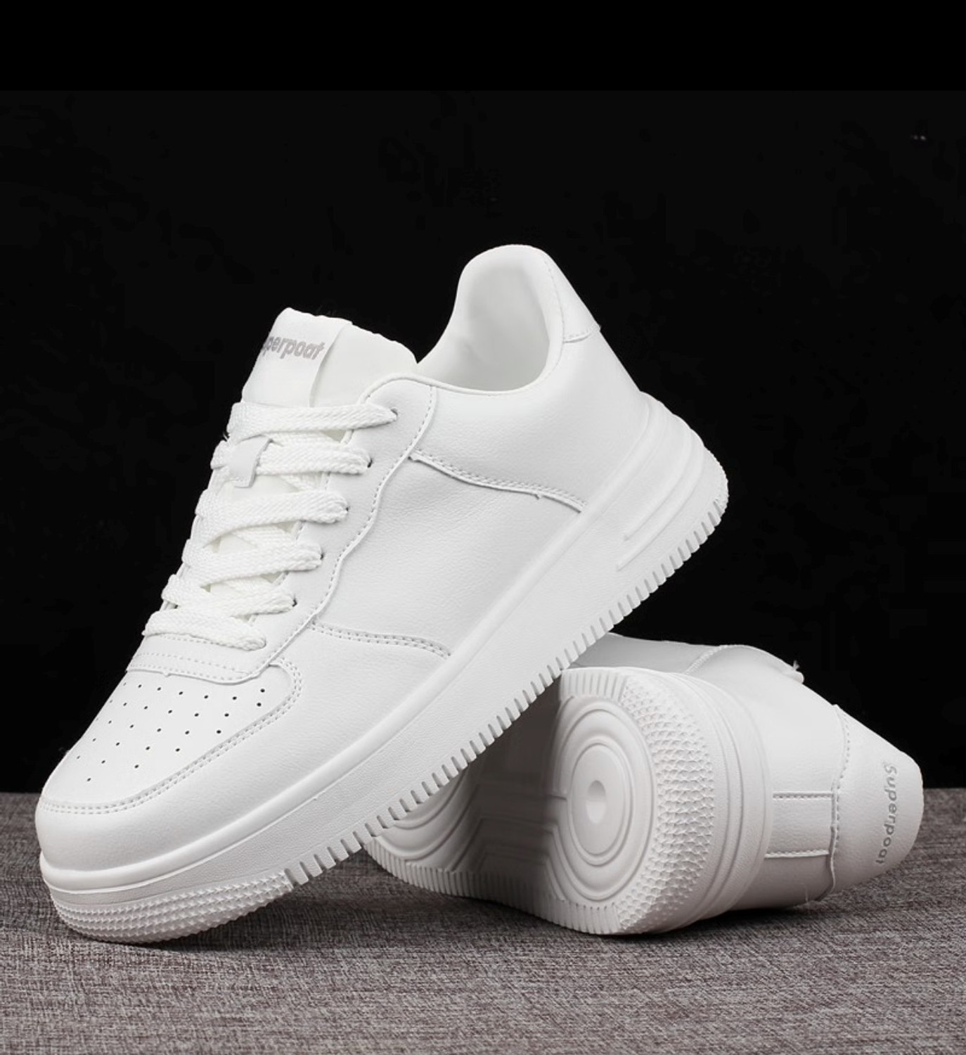 Roamra Casual White Sneakers for Men - Image 6
