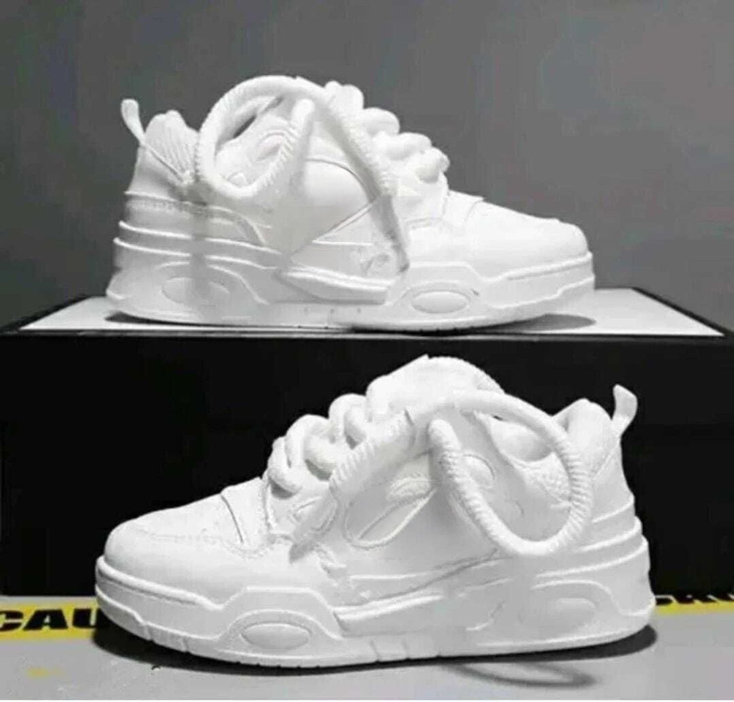 Image of ZACIO Premium Gym,Sports,Training,Stylish With Extra Comfort Running Sneakers For Unisex (White , 7.5)