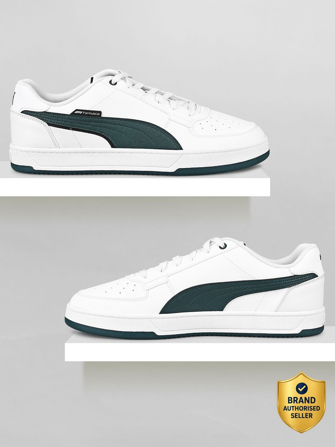 PUMA Formula 1 Caven 2.0 Sneakers (White, Size 7) - Image 1