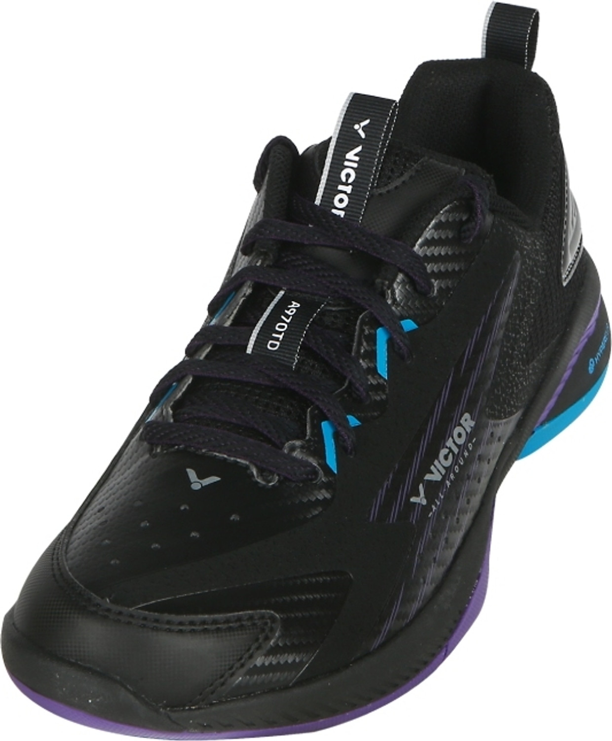 Image of VICTOR A970TD All-Around Series U-Shape 2.5 Badminton Shoes For Men (Black , 10.5)
