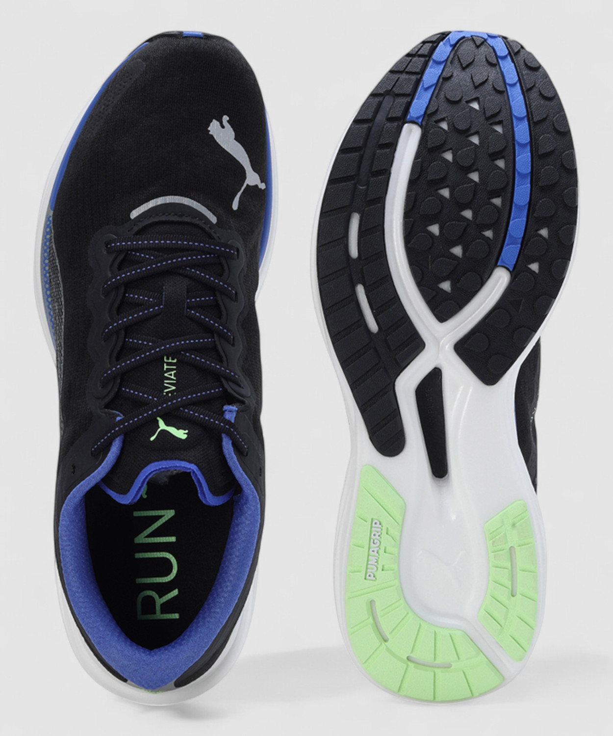 Image of PUMA Deviate NITRO 2 Running Shoes For Men (Black , 8.5)