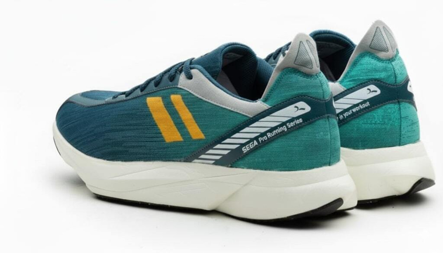 Image of SEGA NEW ADMIRE (2025) - Pro Running Shoes For Men (Green, Multicolor , 9)