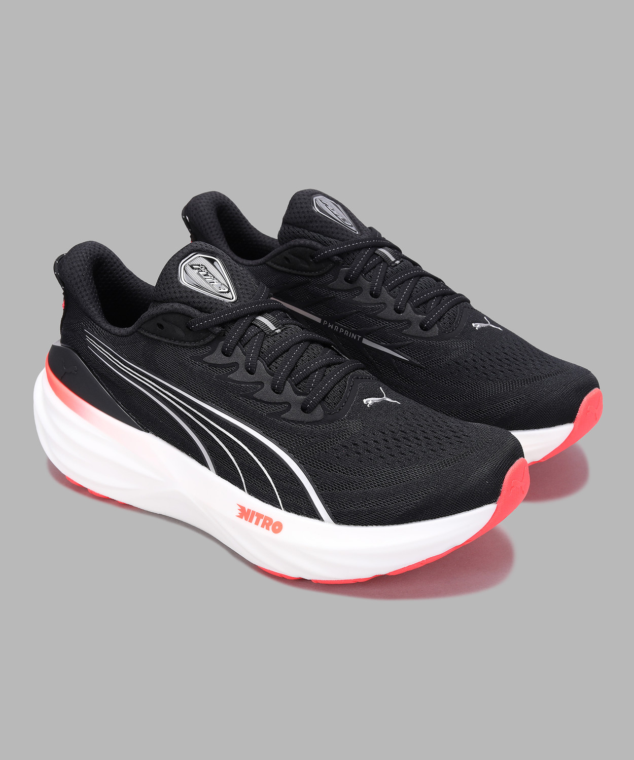 Image of PUMA Electrify NITRO 4 Running Shoes For Men (Black , 8.5)