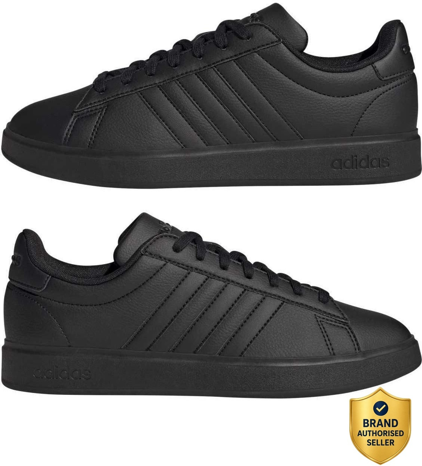 ADIDAS GRAND COURT 2.0 Sneakers For Men (Black , 9) - Image 1