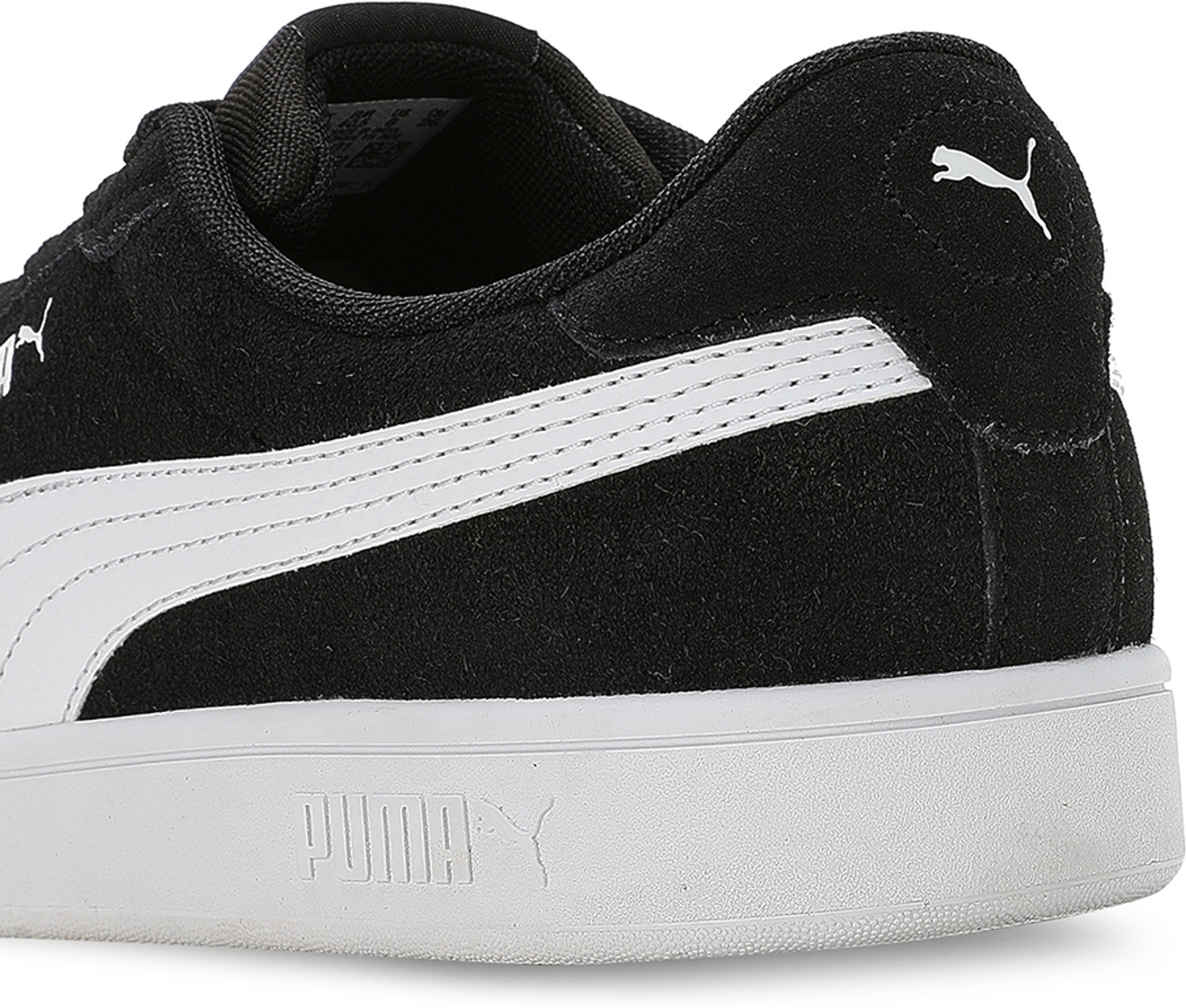 Image of PUMA Smash 3.0 Sneakers For Women (Black , 3)