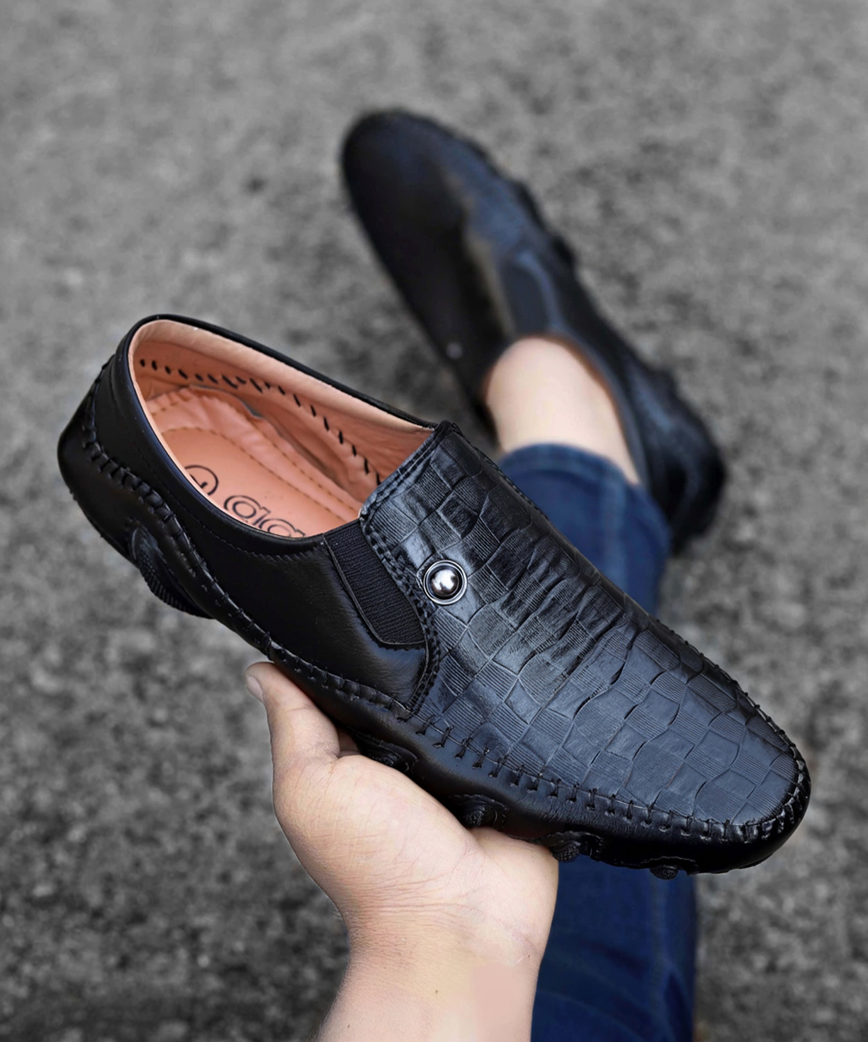 Image of VEOGO Comfortable Stylish Formal Derby Laceup Party Wear Shoes for Men Lace Up For Men (Black , 7)