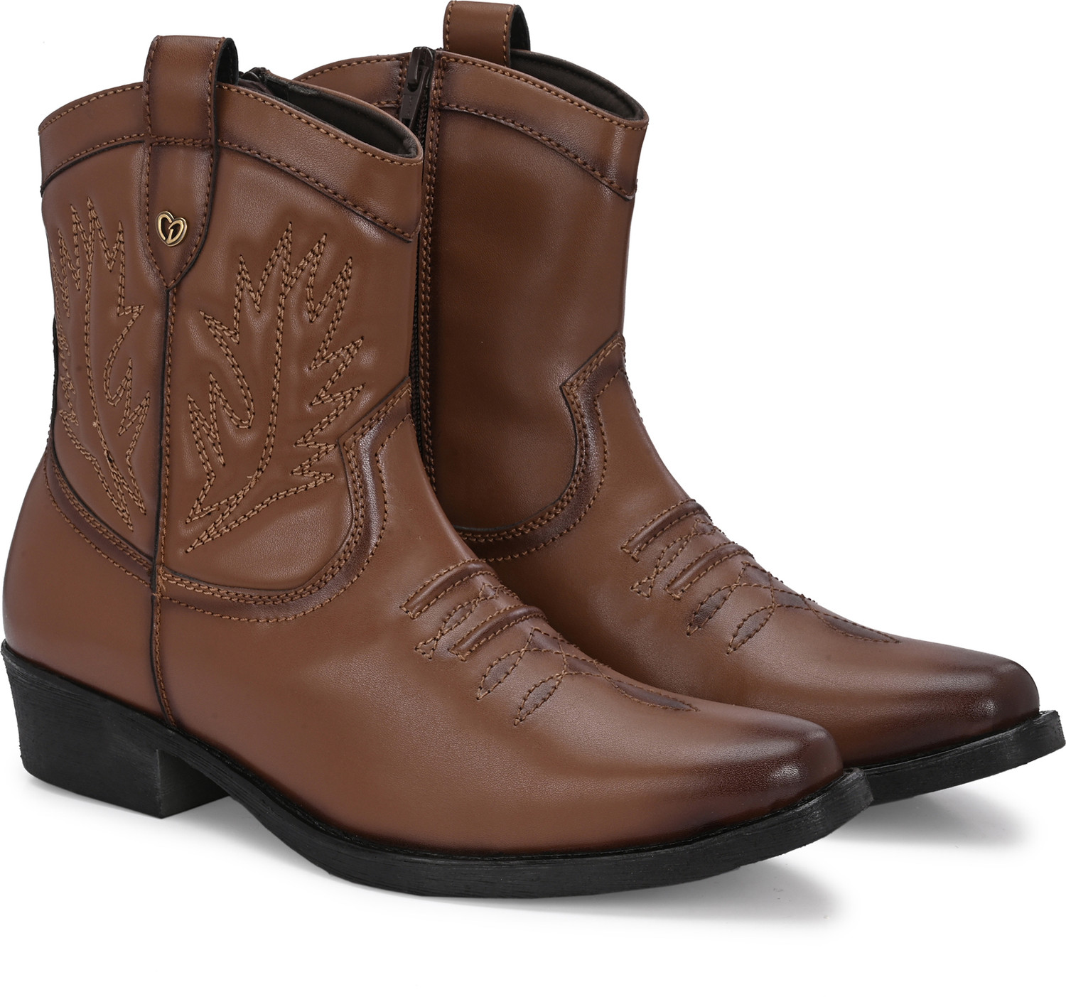 Image of Delize cowboy high ankle High Tops For Men (Brown , 11)