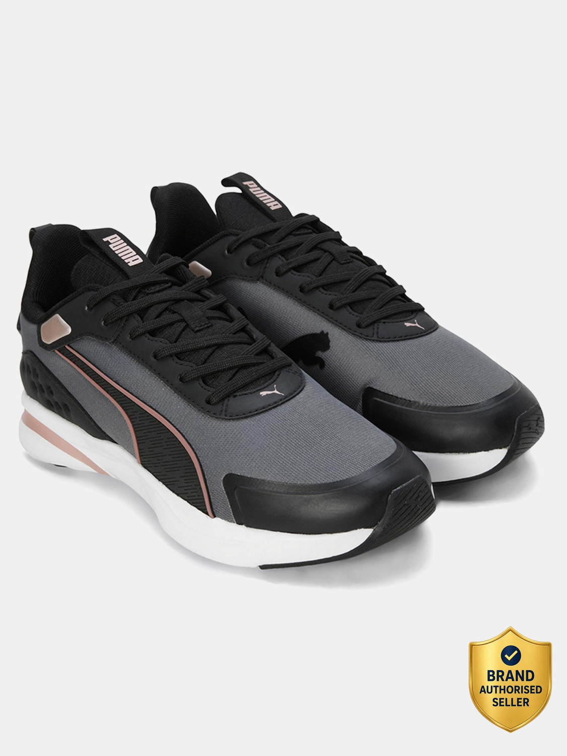 Image of PUMA Vitality Connects Running Shoes For Women (Grey , 8)