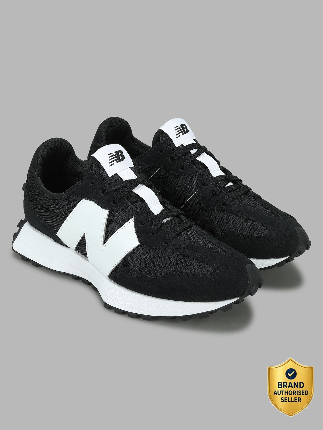 New Balance 327 Sneakers Men Black Size 9 - Image 1
