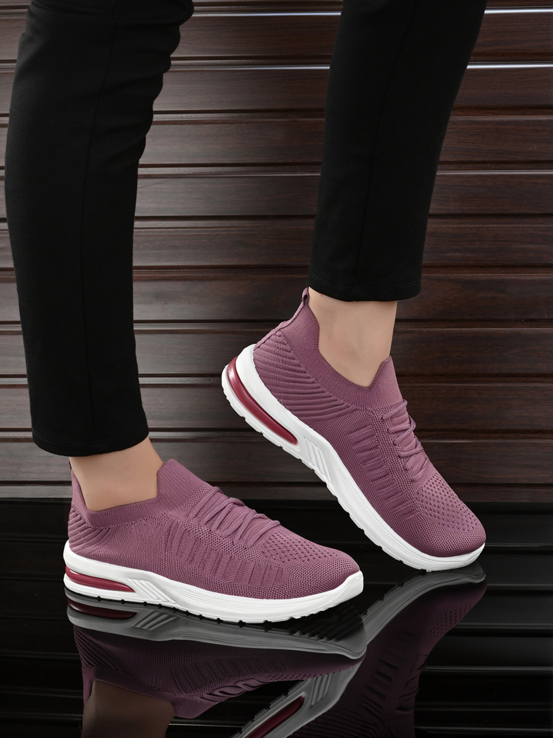 Image of EL PASO EPWJP6552 Lightweight Comfort Summer Trendy Premium Stylish Running Shoes For Women (Grey , 5)