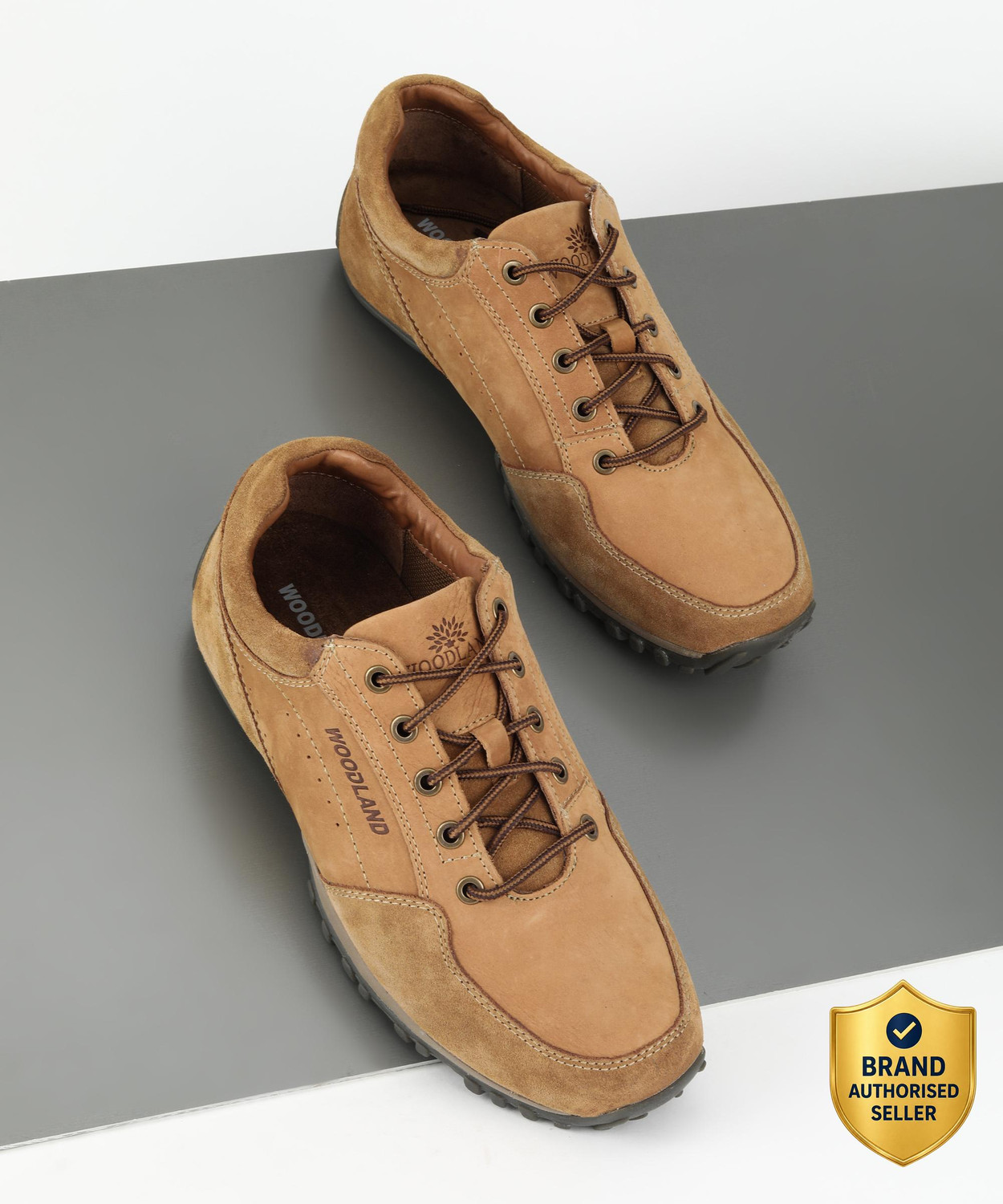 WOODLAND Lace Up Lightweight Breathable Comfortable Daily Use Casuals For Men