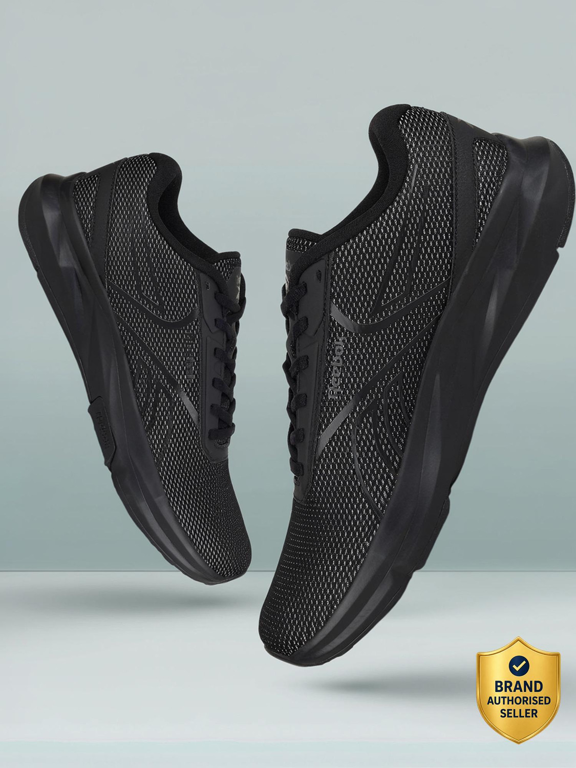 Image of REEBOK Running Shoes For Men (Black , 9)