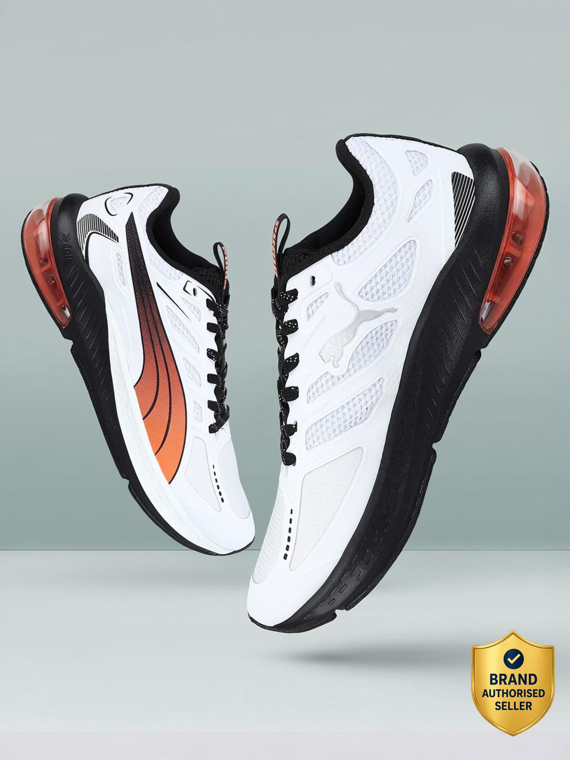Image of LI-NING Ultra Power Badminton Shoes For Men (Navy, Orange , 2.5)