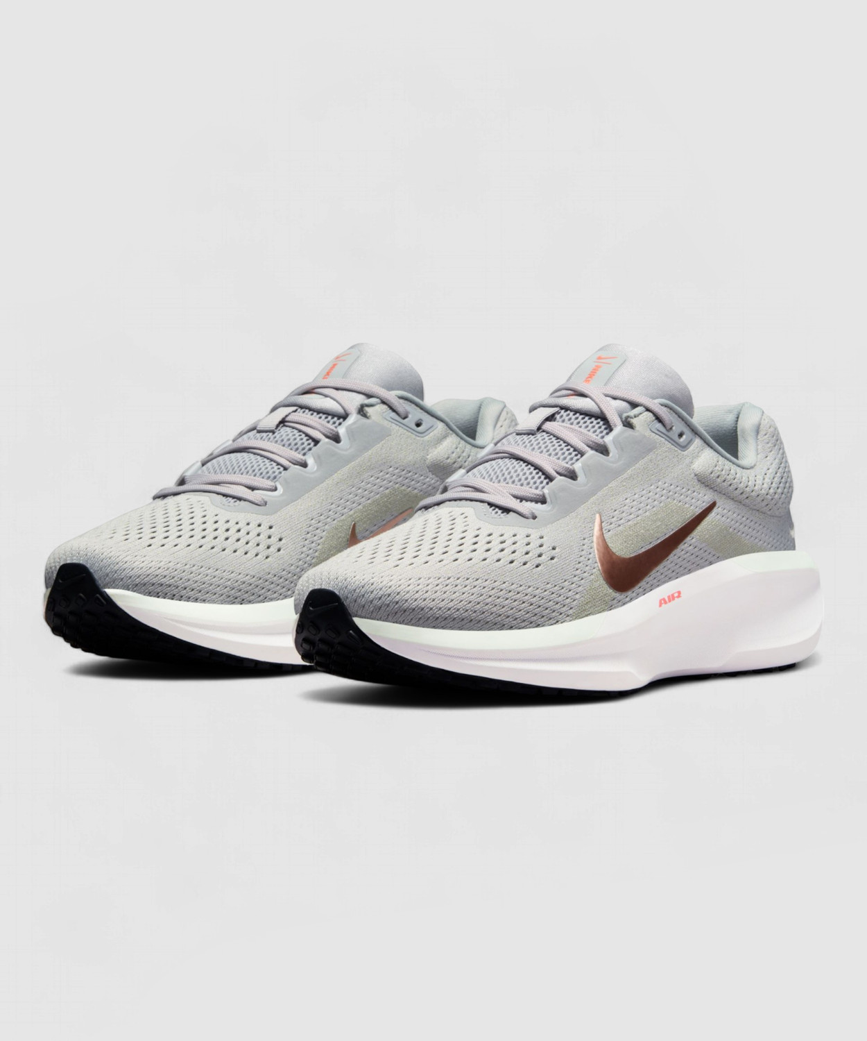 Image of NIKE wmns air winflo 11 Running Shoes For Women (Grey , 6)