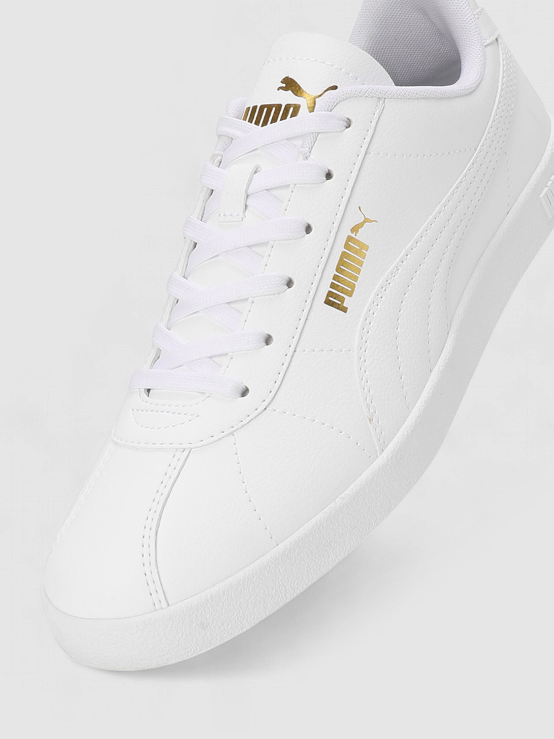 Image of PUMA Club II SL Sneakers For Men (White , 4)