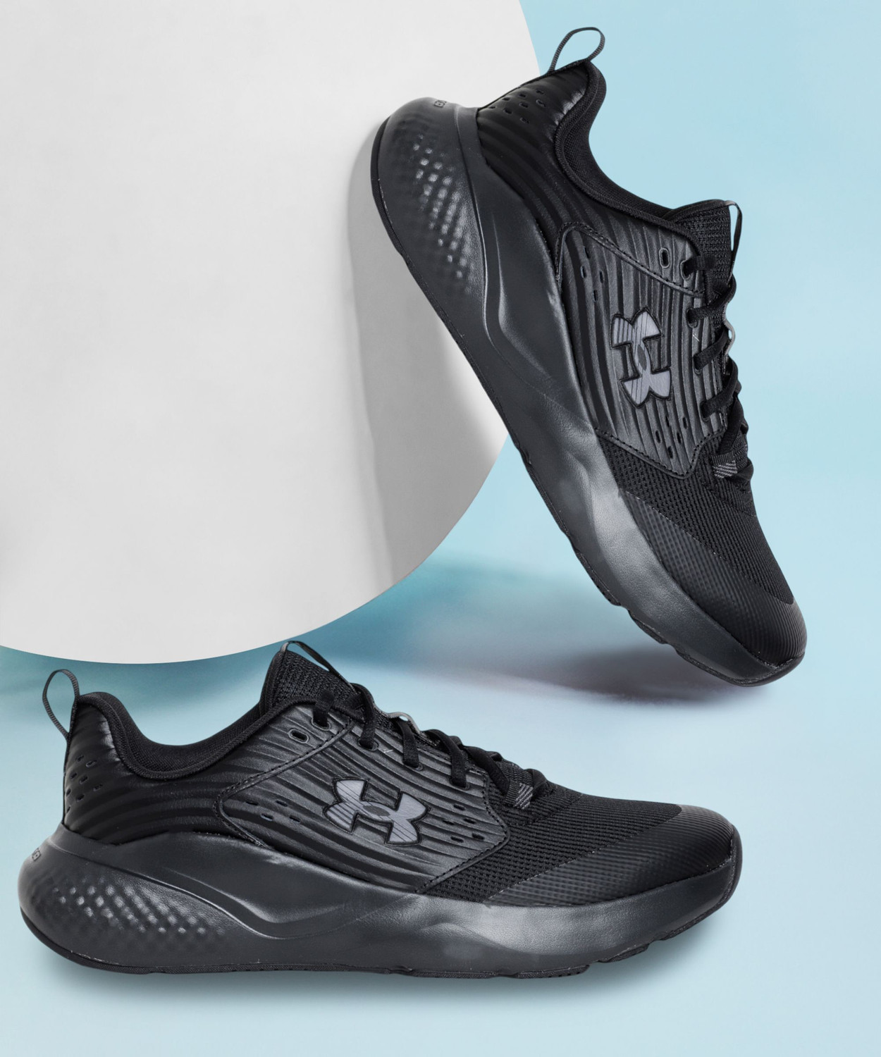 Image of UNDER ARMOUR UA Charged Commit TR 4 Training & Gym Shoes For Men (Black , 8.5)