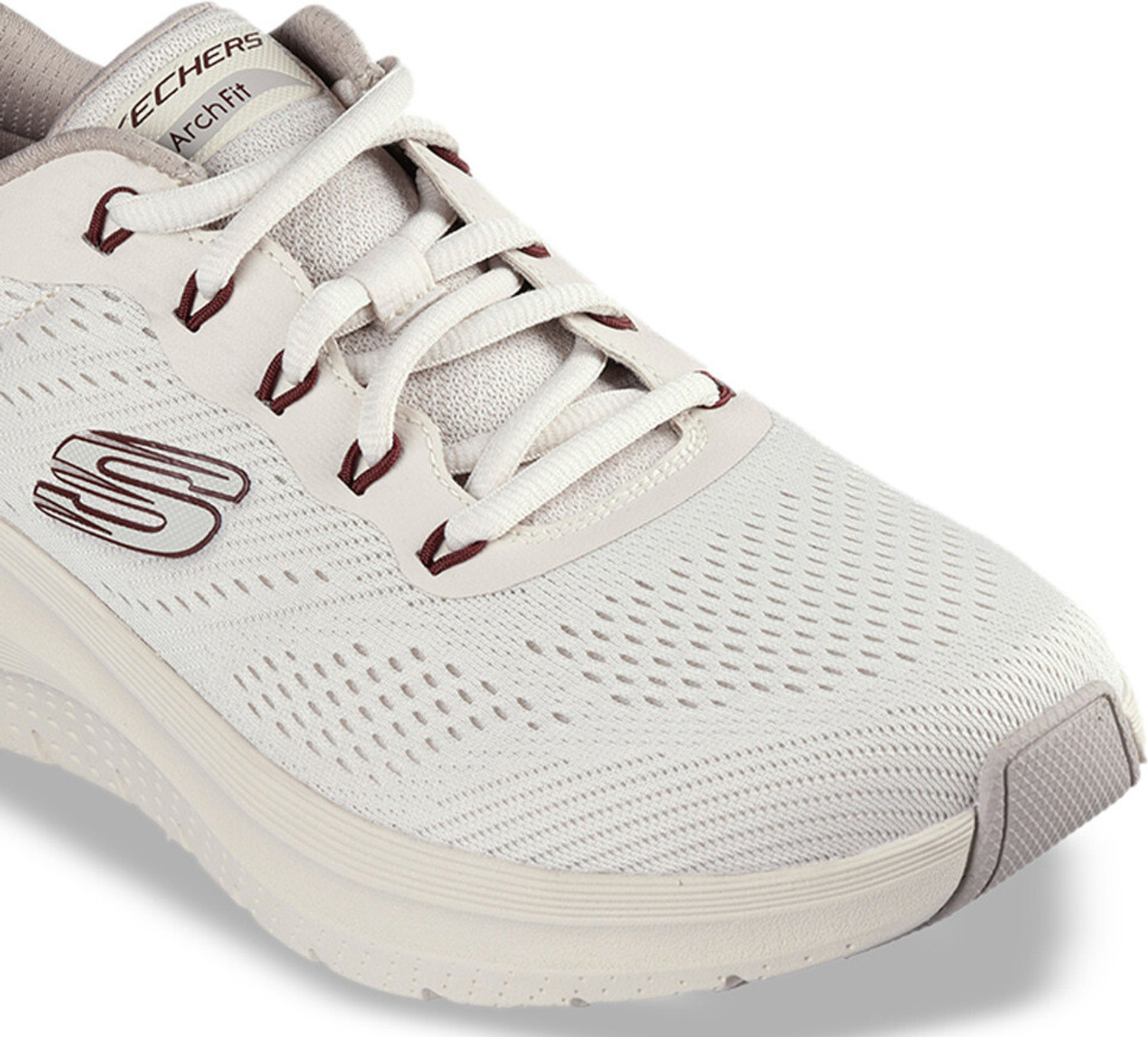 Image of Skechers ARCH FIT 2 Men Textured Sneakers Sneakers For Men (Off White , 11)