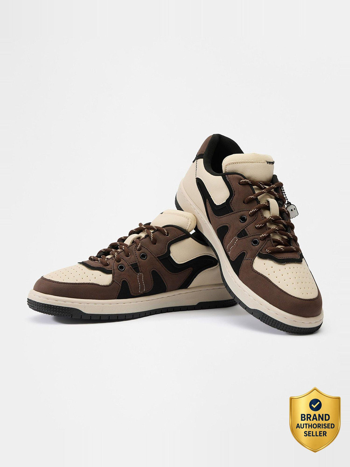 The Souled Store Men's Brown Sneakers - Image 6