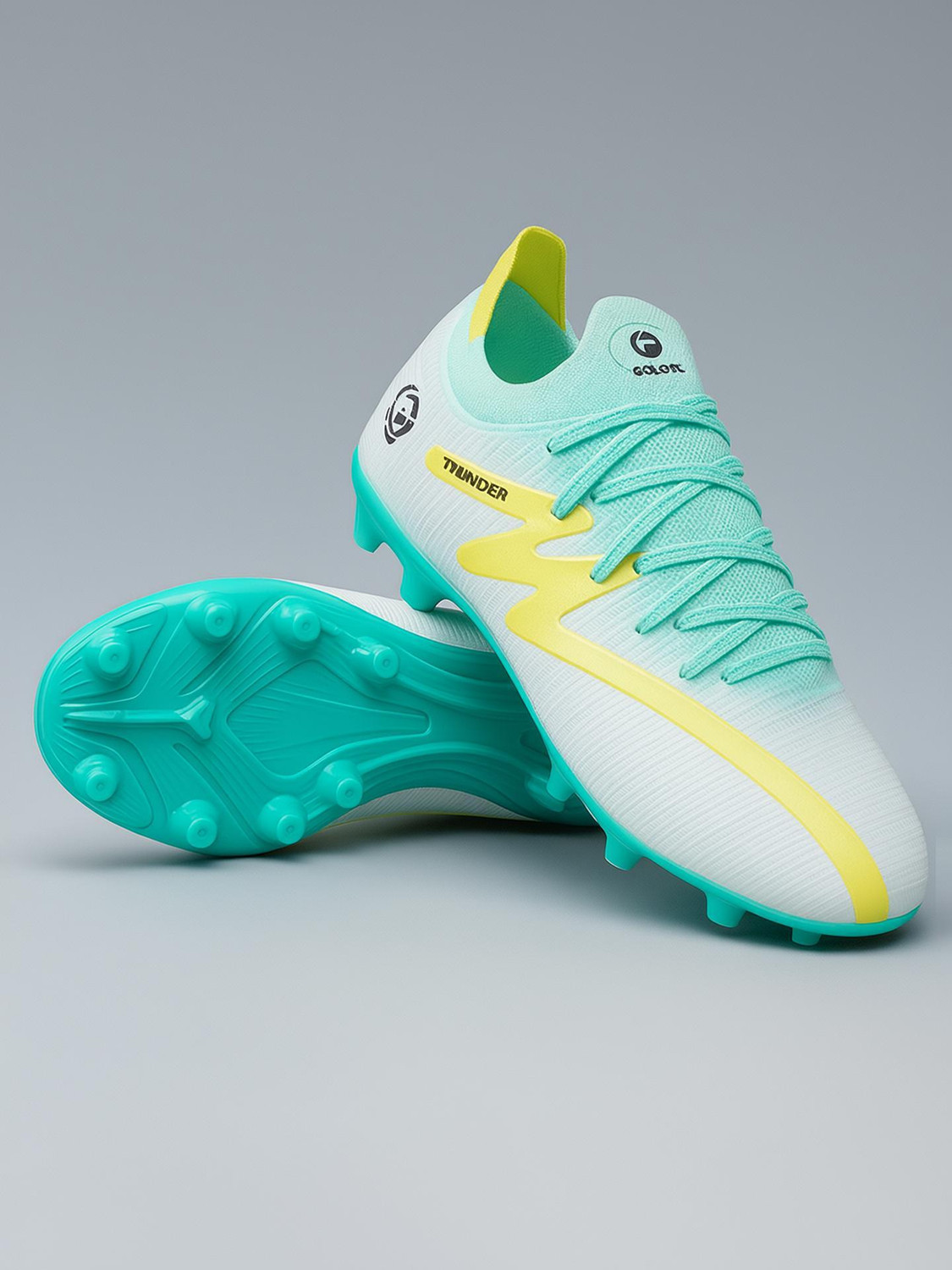 GOWIN THUNDER Football Shoes For Men Green - Image 6
