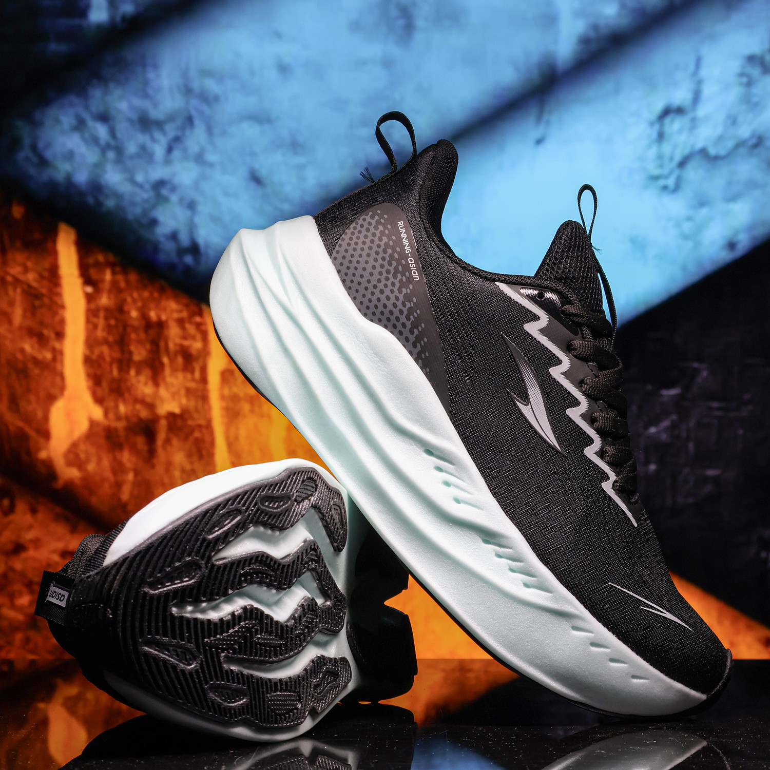 asian Aerofoam-02 Men's Running Shoes - Image 1