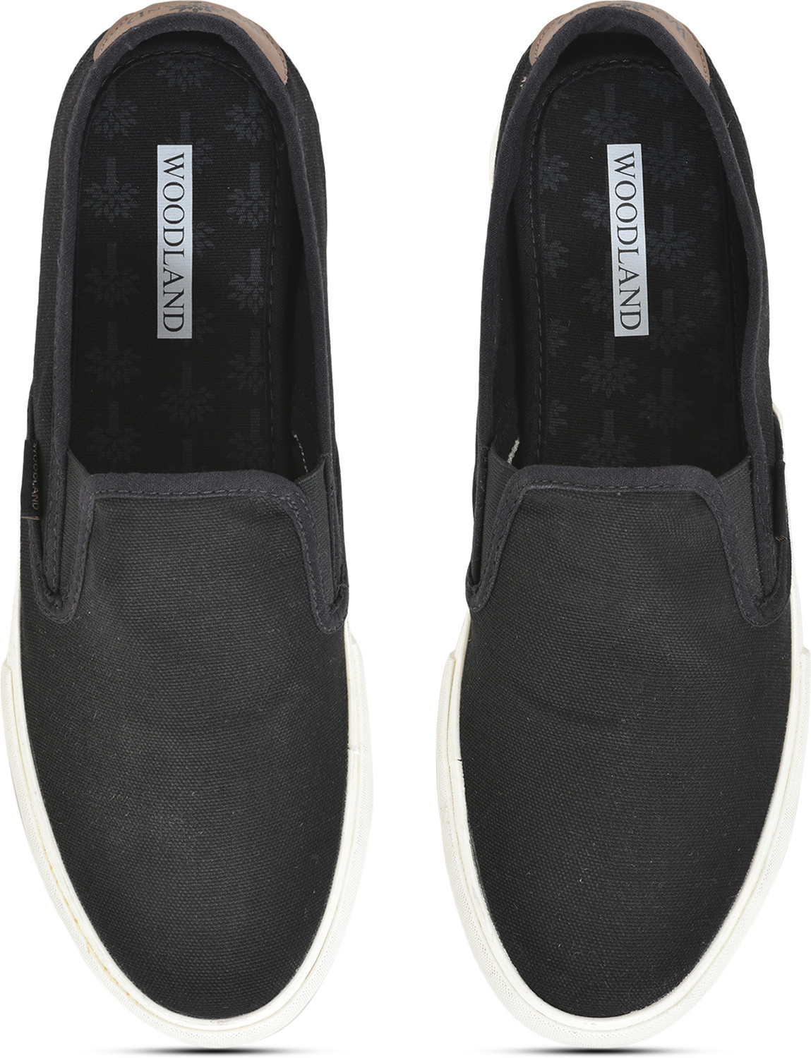 Image of WOODLAND Slip On Lightweight Comfortable Easy Wear Casuals For Men (Black , 8)