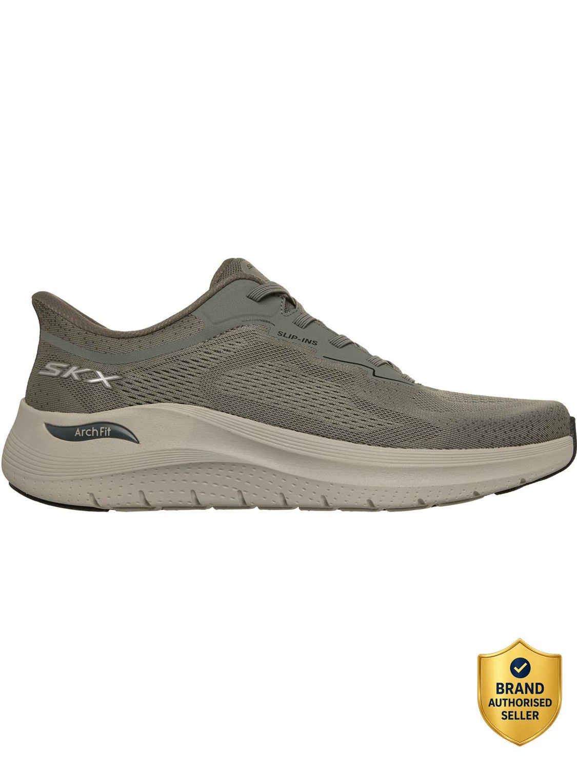 Image of Skechers Sneakers For Men (Olive , 11)