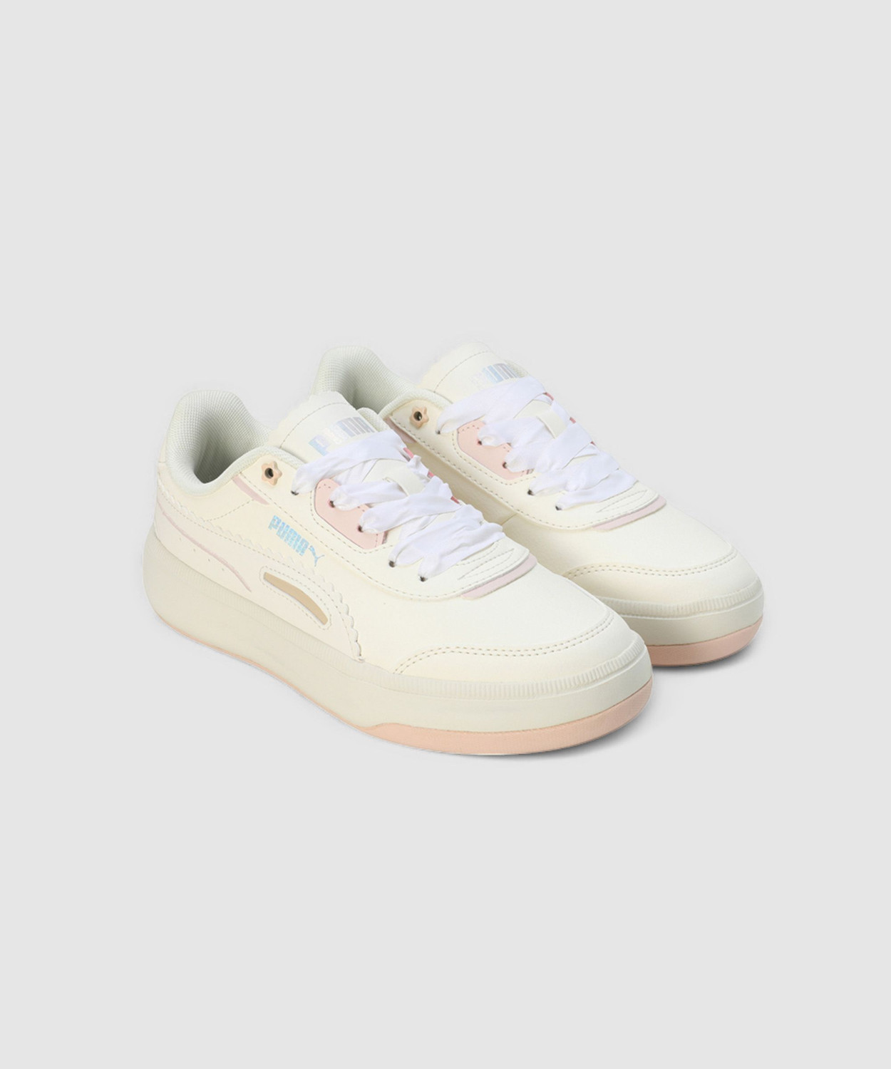 Image of PUMA Tori Pixie V1 Running Shoes For Women (White , 8)