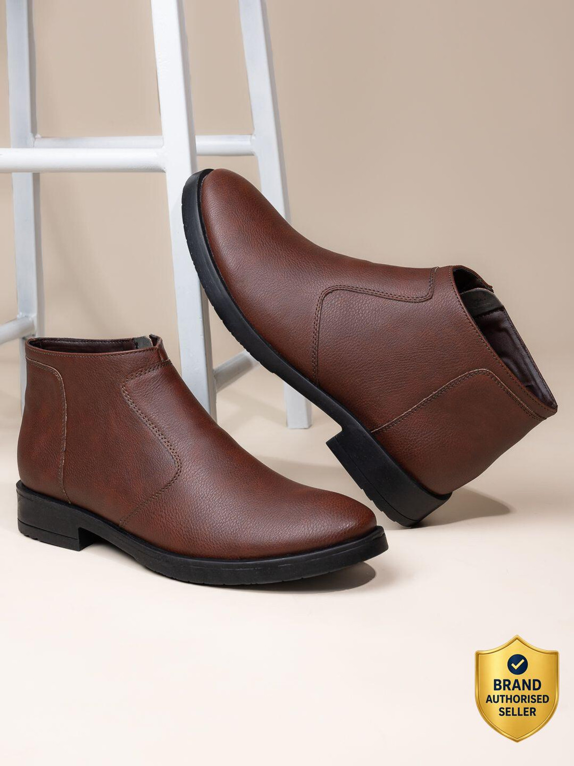 Image of Roadster Boots For Men (Brown , 10)
