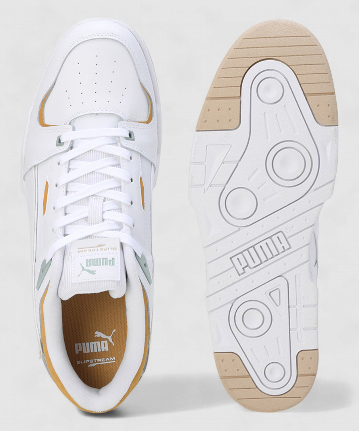 Image of PUMA Slipstream Bball Sneakers For Men (White , 7.5)