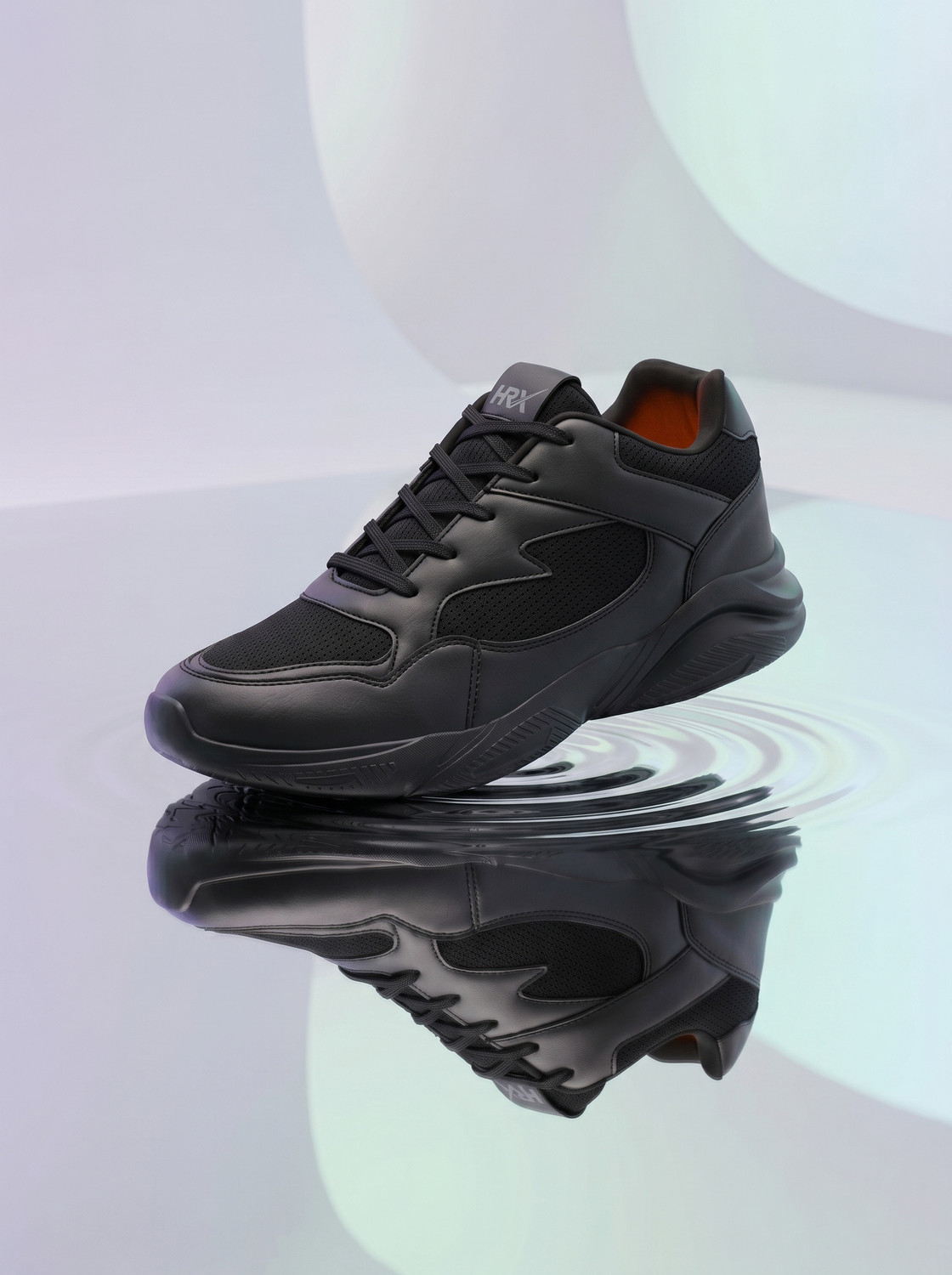 Image of HRX by Hrithik Roshan HX-174 02 Casuals For Men (Black , 9)