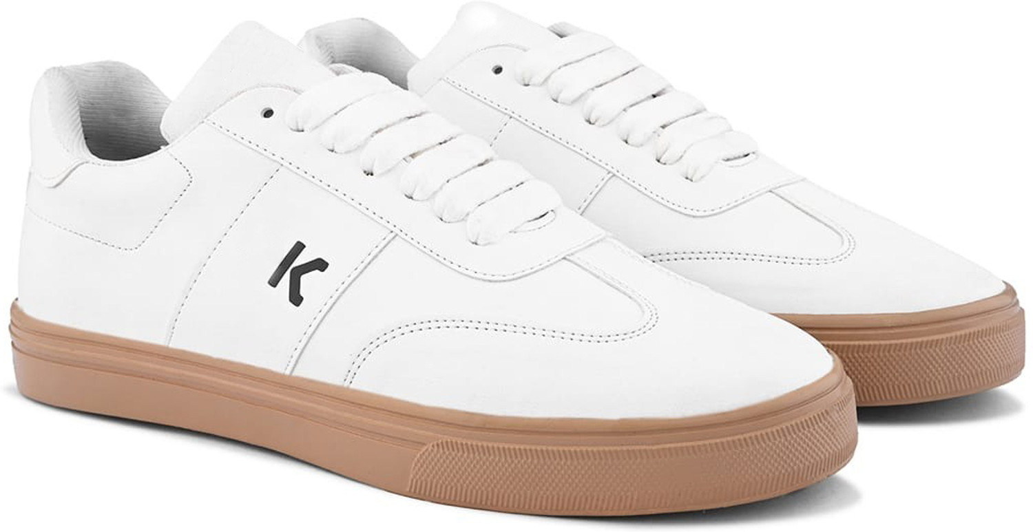 Image of Kadak Collection Sneakers For Men (White , 10)