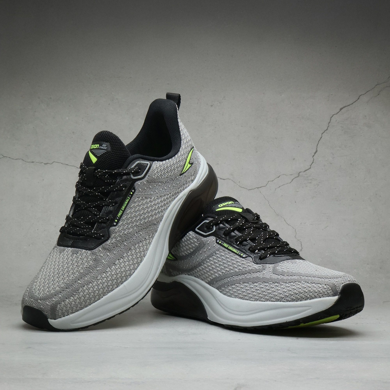 Image of asian Casual Sneaker Shoes for Men | Soft Cushioned Insole || Urban-15 Sneakers For Men (White, Black , 10)
