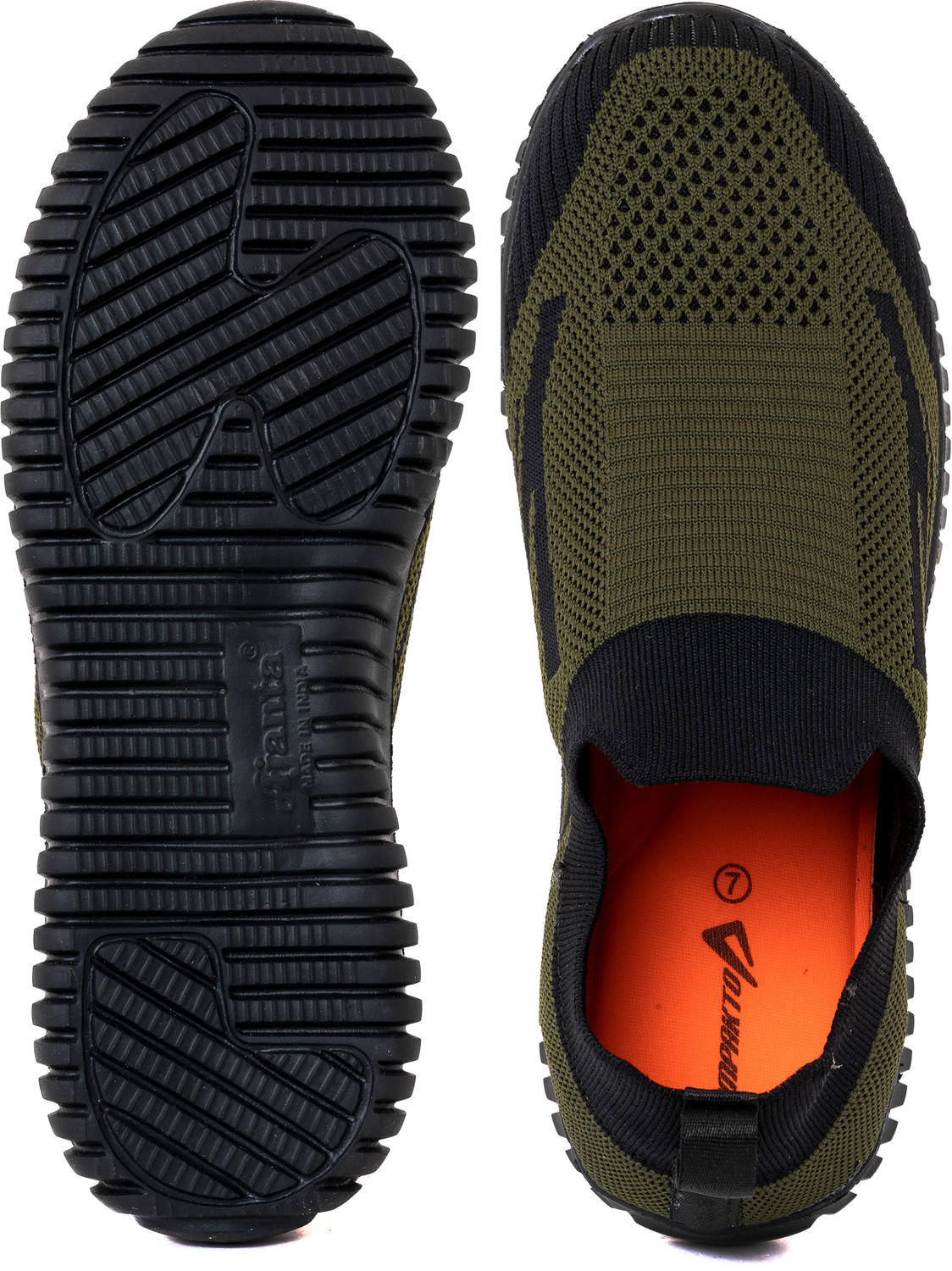 Image of Impakto by Ajanta Walking Shoes For Men (Green , 10)