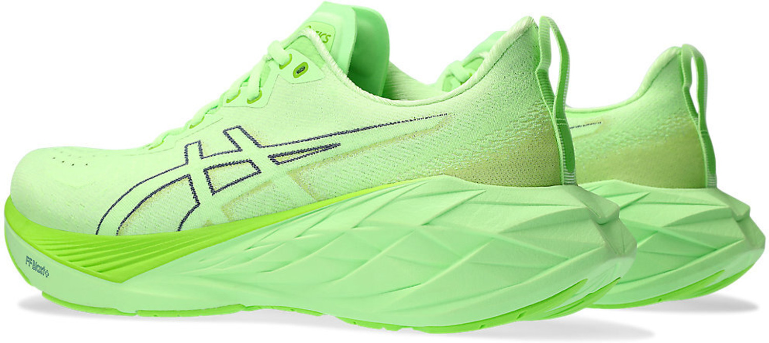 Image of asics NOVABLAST 4 Running Shoes For Men (Green , 5)