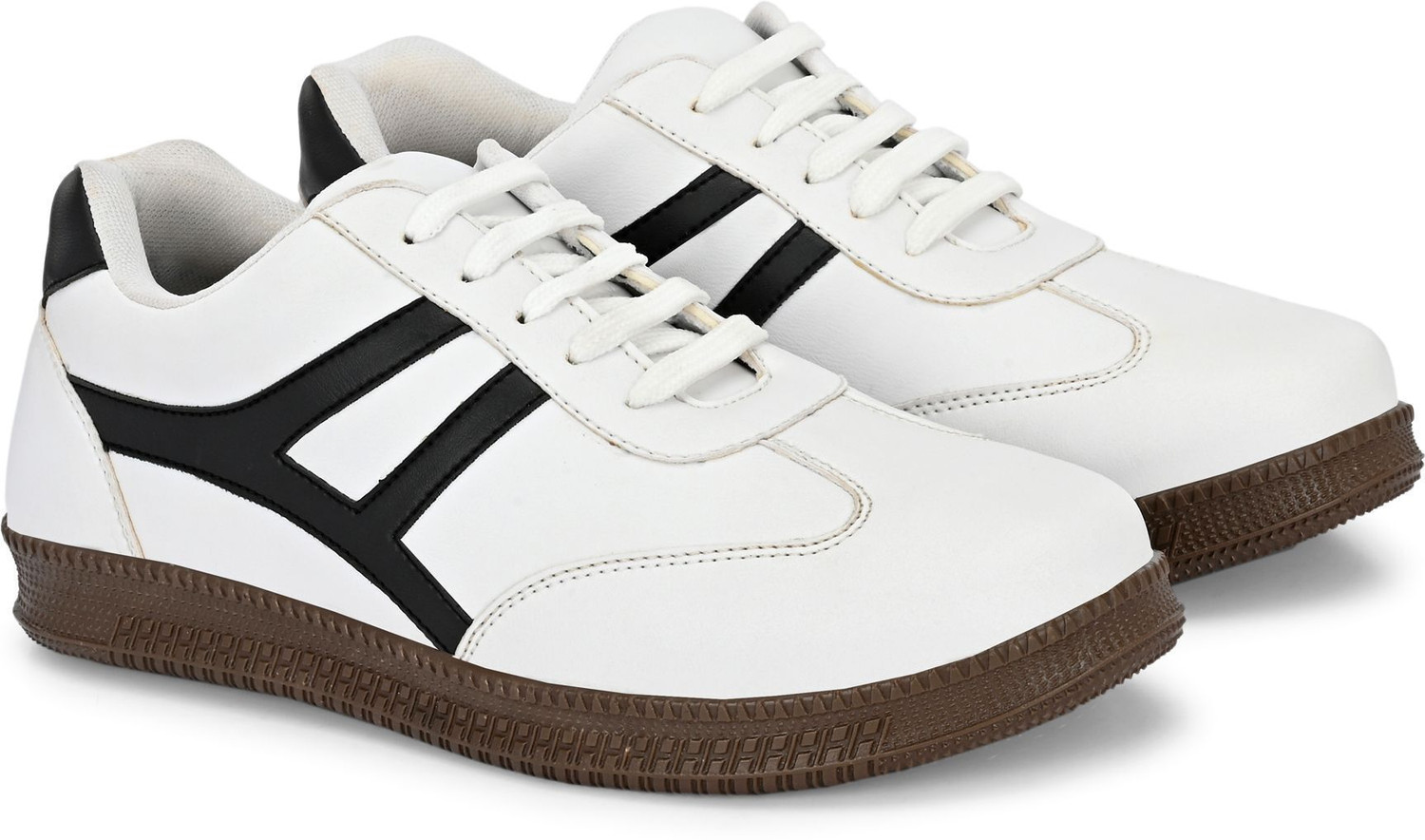 Image of TROTUS Rich Quality|Breathable|Comfortable Sneakers For Men (White , 6)