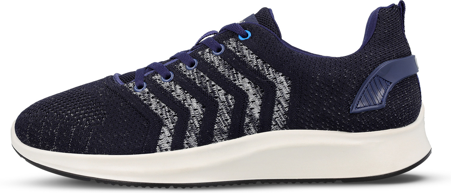 Image of WALKAROO Walking Shoes For Men (Navy , 9)