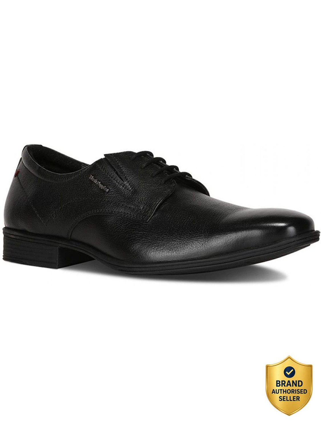 Image of HUSH PUPPIES Men's Boston Lace Up Formal Shoes Derby For Men (Black , 11)
