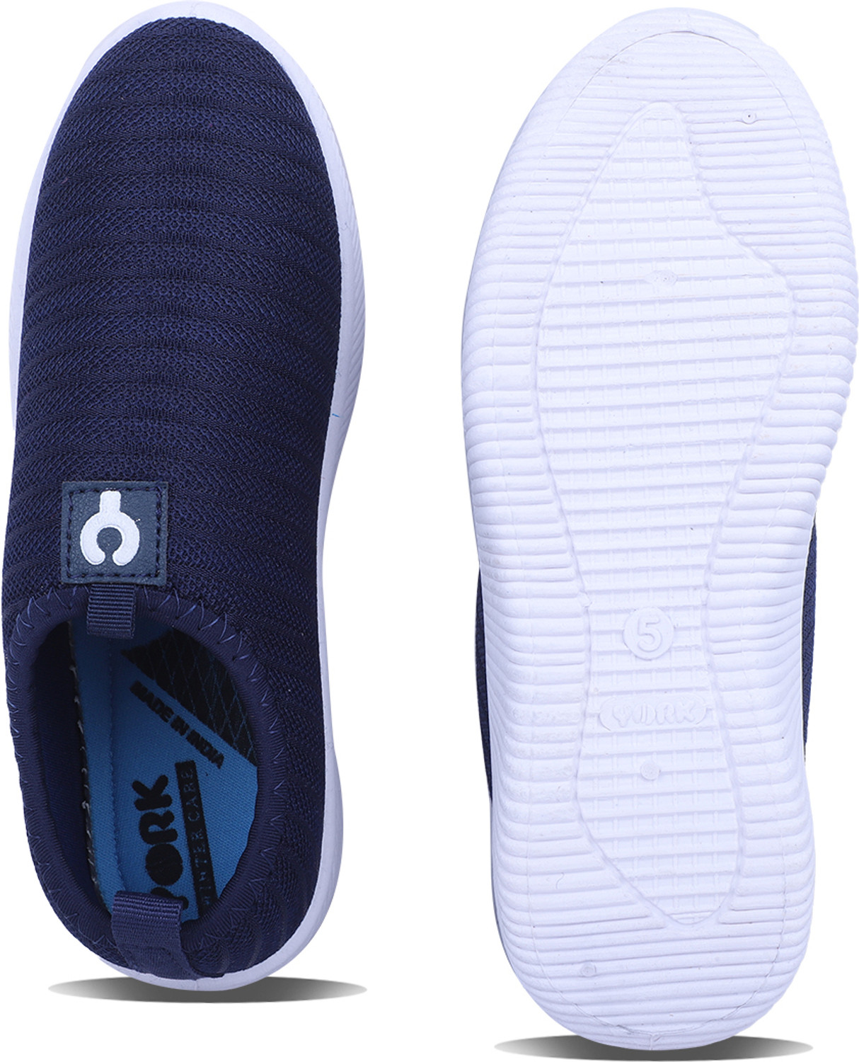 Image of Fabbmate 2 Pair Without Laces Daily use Shoes Canvas Shoes For Women (Multicolor , 6)