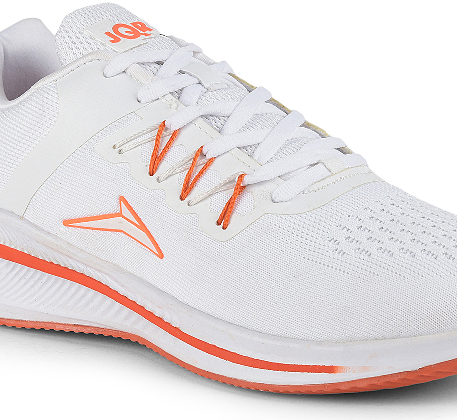 Image of JQR FOCUS Running Shoes For Men (White, Orange , 6)