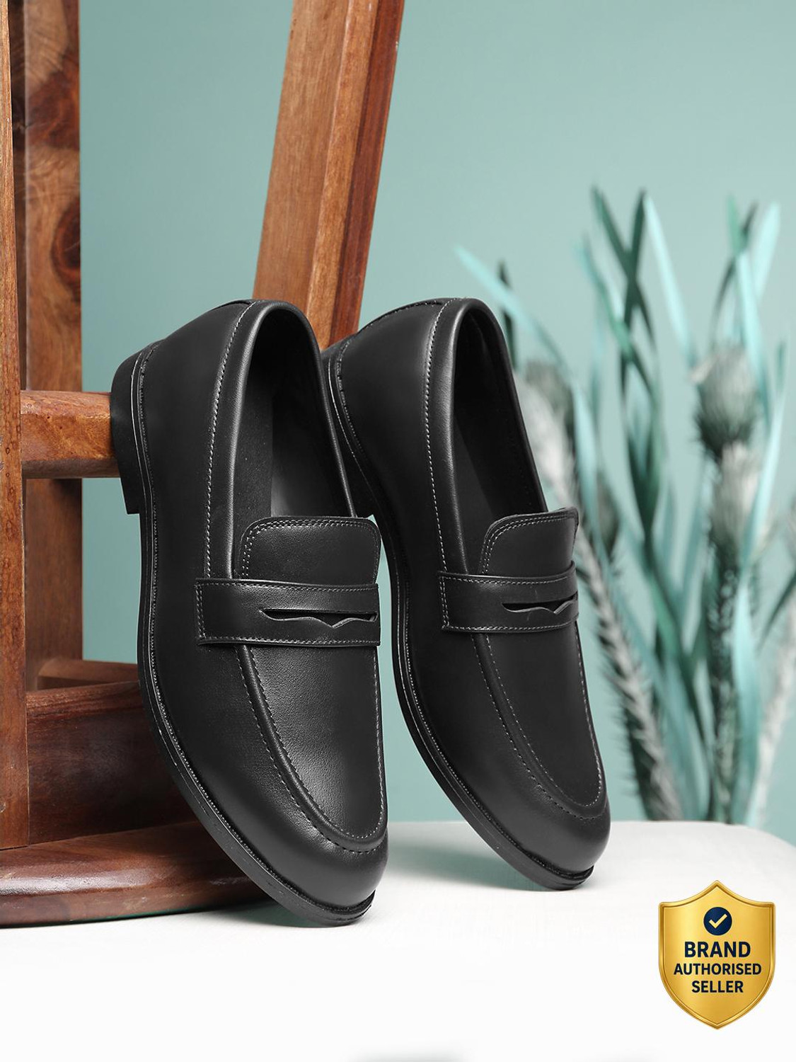 Image of LIBERTY 2101-01 Slip On For Men (Black , 7)