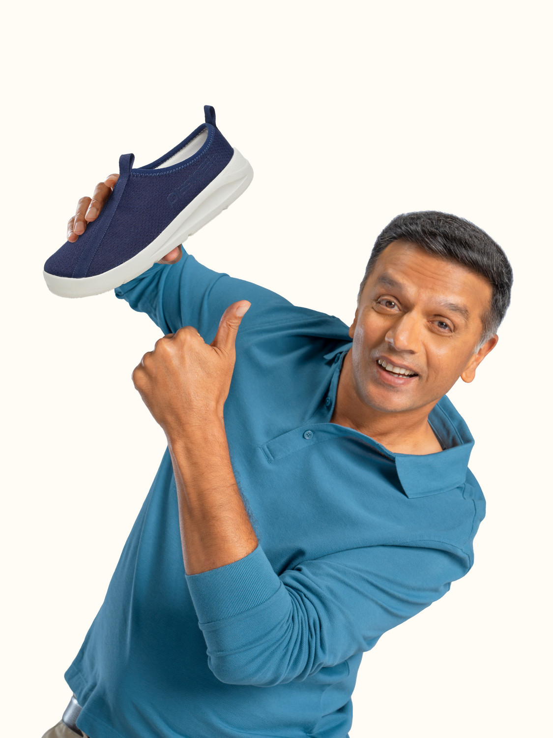 Image of Plaeto EZPlay Walking Shoes | Comfortable Lightweight with Breathable Mesh Slip On Sneakers For Men (Blue, Grey , 8)