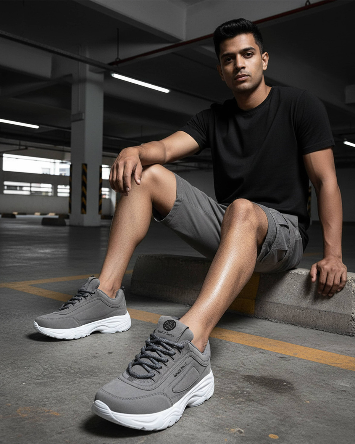 Image of PUMA RS-X Efekt Topographic Sneakers For Men (Grey , 5)