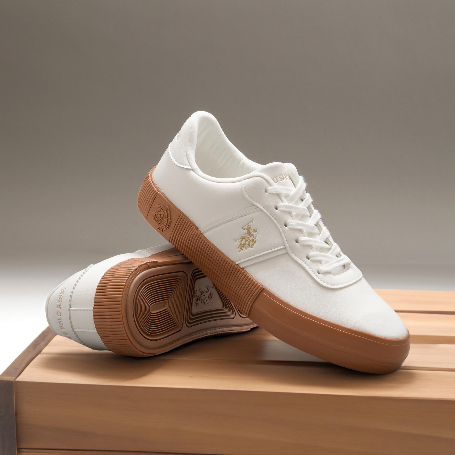 U.S. POLO ASSN. MEES 3.0 White Sneakers - Image 6