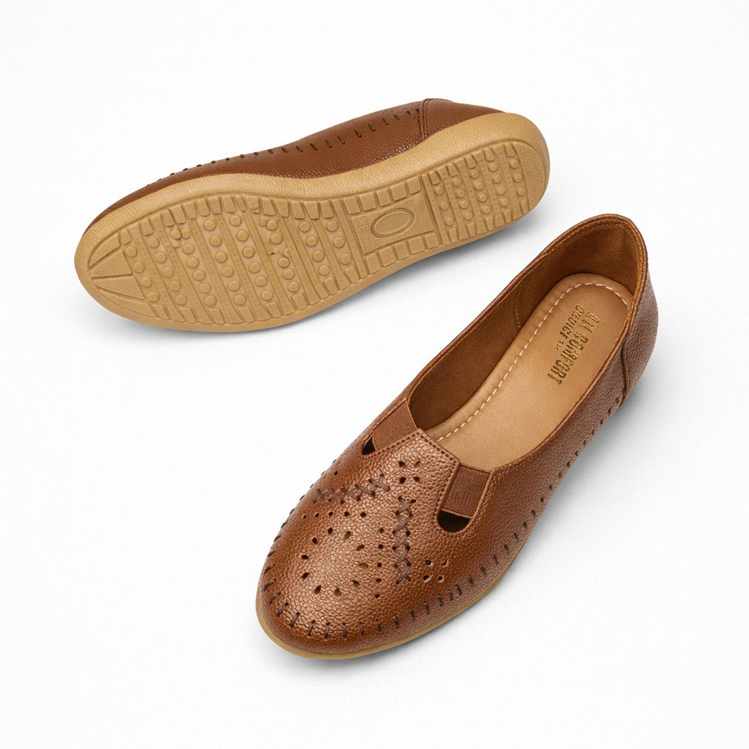 Image of ALL COMFORT CHOICE Women All Comfort Choice Bellies Sandal (Brown , 10)