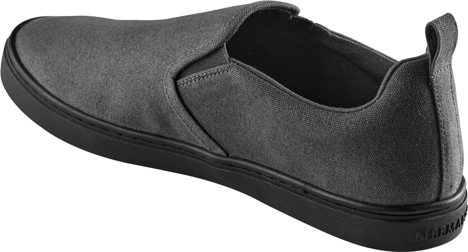 Image of Neemans Cotton Classic Slipon Casual Shoes For Men | Trendy & Stylish Slip On Sneakers For Men (Grey , 4)