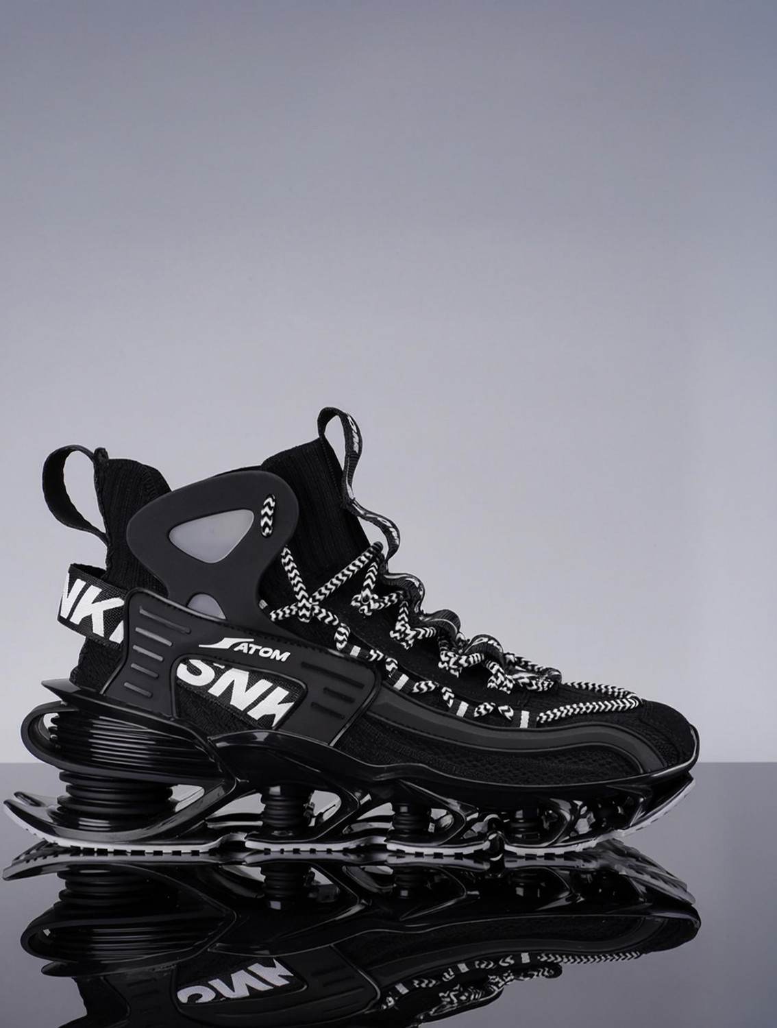 ATOM Alpha Predator Men's Lace-Up High Tops - Image 1