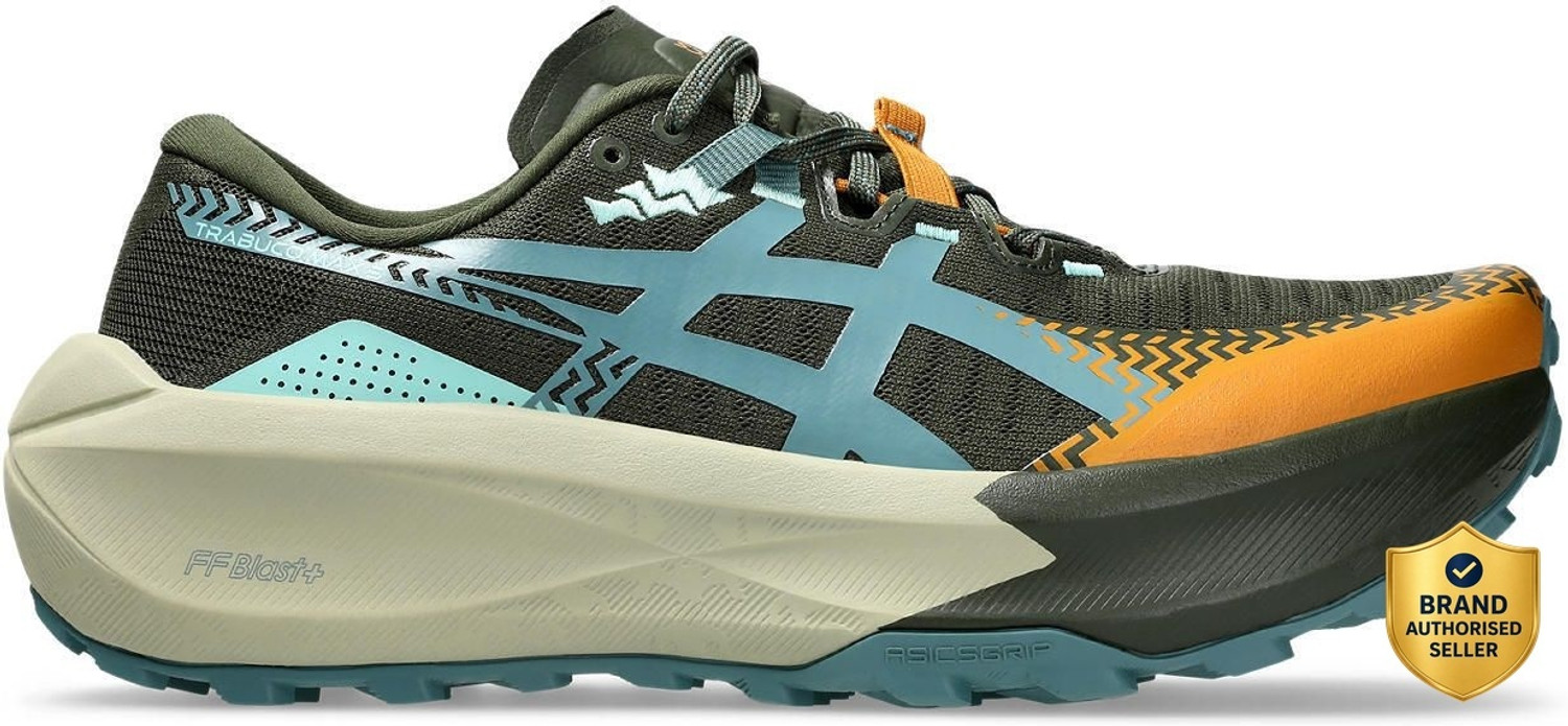 Asics TRABUCO MAX 5 Running Shoes Men Brown 10 - Image 1