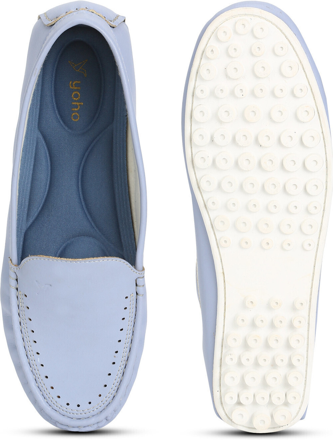 Image of yoho Bliss Comfortable Slip On Formal Women | Office and Party Wear Shoe Loafers For Women (Purple , 5)