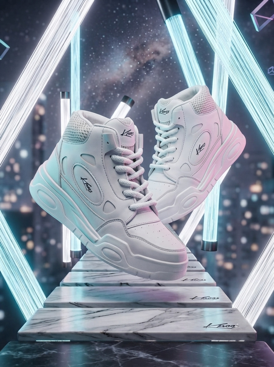 Knoos Men's High Top Sneaker - Image 1