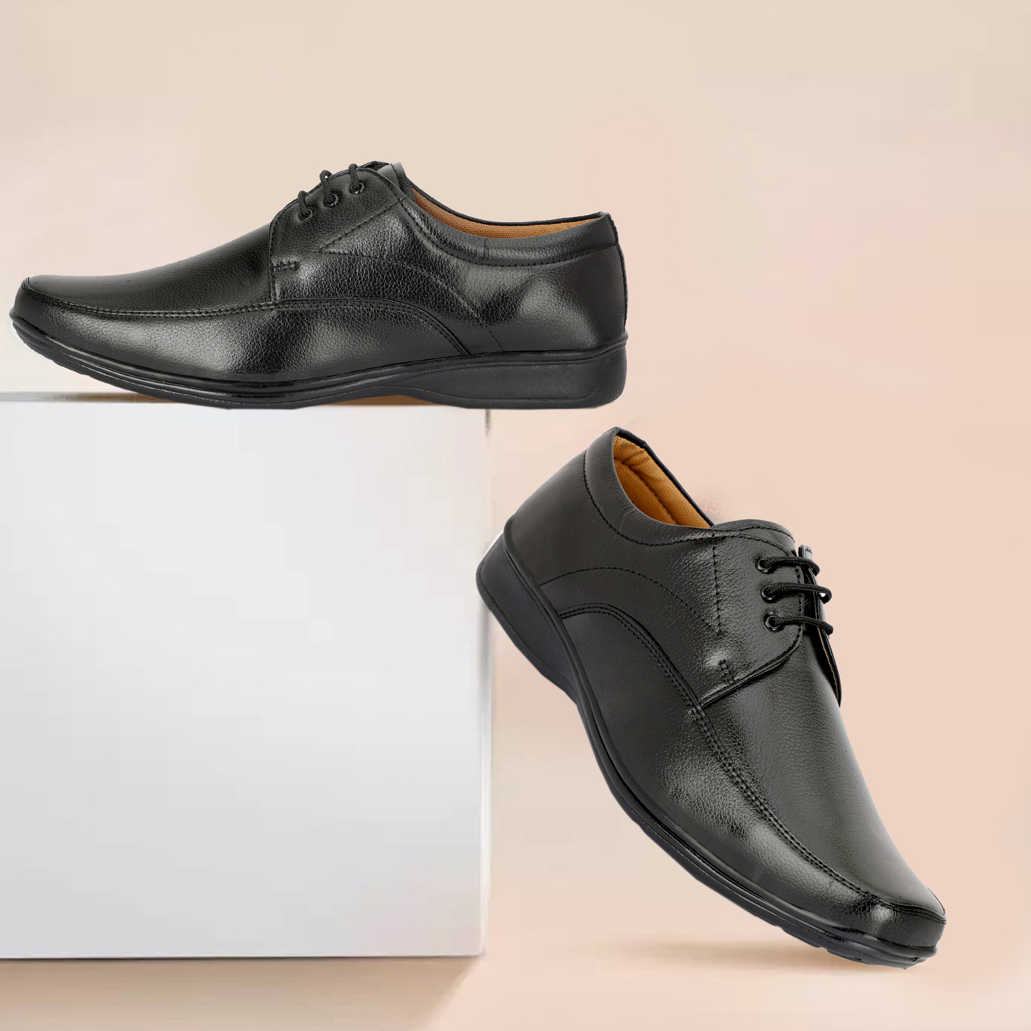 Image of STIFRON PREMIUM formal for men /formal / high Quality / comfort shoes / Trending Party Wear For Men (Black , 7)